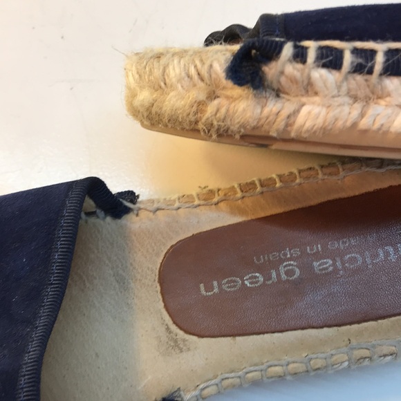 Patricia Green Blue Suede Slip-On Sandals Size 37 (US ) - Picture 15 of 15